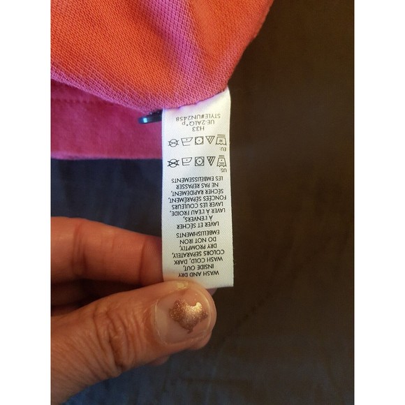 Calvin Klein Mens Body Fit Polo Golf Shirt Size Medium Logo Orange Spring Collar - Picture 10 of 13